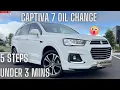 2016 Holden Captiva - Oil Change 2 4ltr petrol Under 3 mins