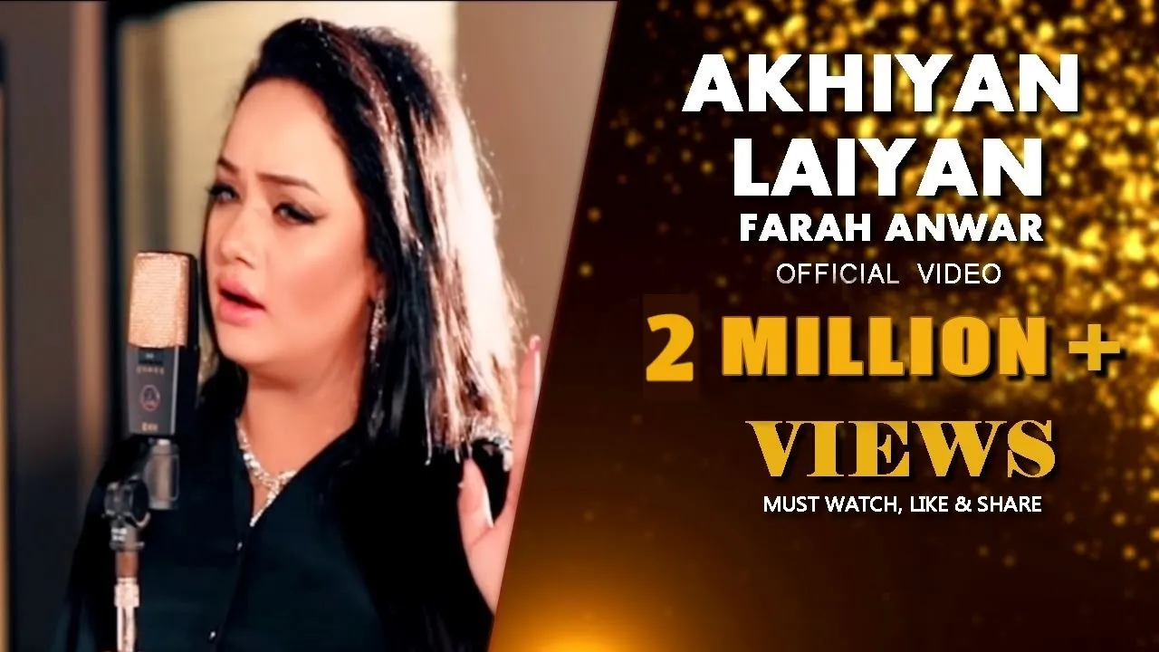 Akhiyan Laiyan Te Raas  | Official Video Song | Farah Anwar | Latest Punjabi Song | New Song Latest