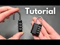 Manual Instructions - Combination Lock