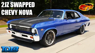 860HP Toyota Supra Swapped Chevy Nova is Shockingly Impressive