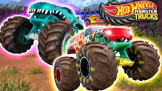 🏆 ¡Camp Crush Está Lleno de Sorpresas! | Hot Wheels Monster Trucks