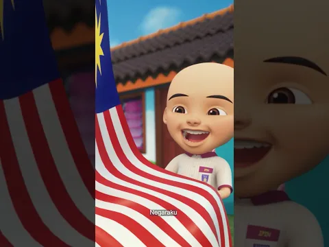 Mari sama-sama kita menyanyikan lagu Negaraku dengan penuh semangat! 🎶✨ #UpinIpin #Lescopaque