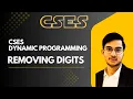 Removing Digits CSES PROBLEM Dynamic Programming C Implementation