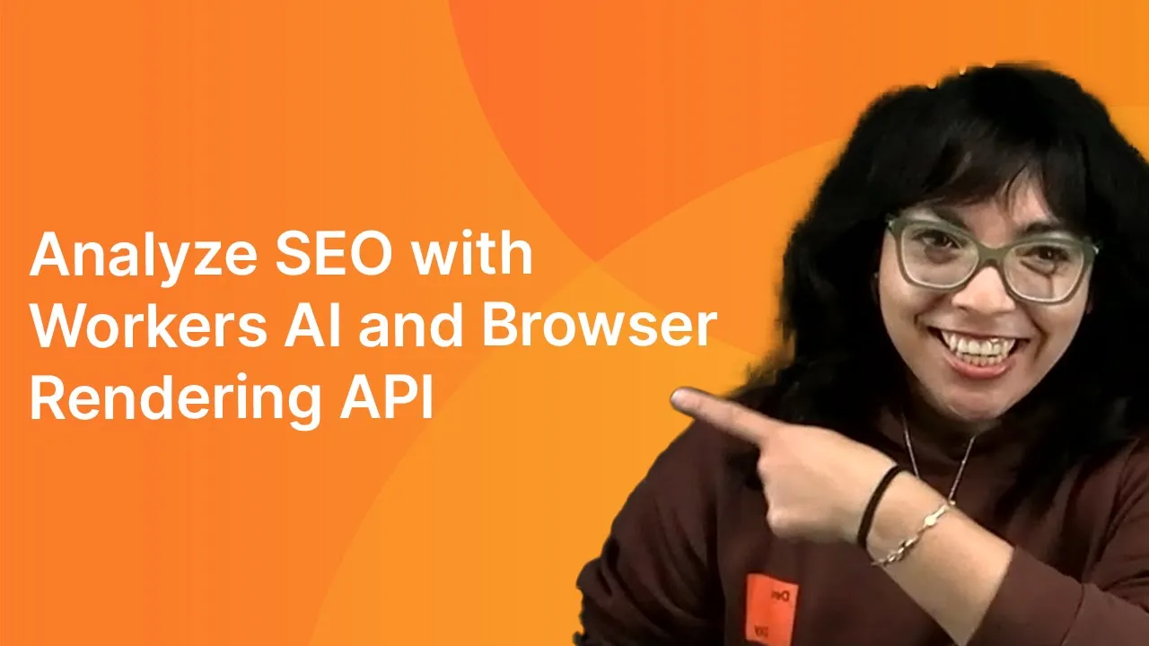 Analyze SEO with Workers AI and Browser Rendering API