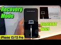 How to Put iPhone Pro Into Recovery Mode