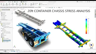 20ft CONTAINER CHASSIS TRAILER MODELING STRESS ANALYSIS IN SOLIDWORKS