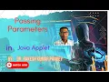 Passing Parameters in Java Applet