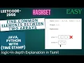 Find Common Elements Between Two Arrays leetcode - 2956 Hashset EASY