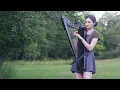 Download Lagu The Sound of Silence  |  Simon \u0026 Garfunkel (Harp Cover)