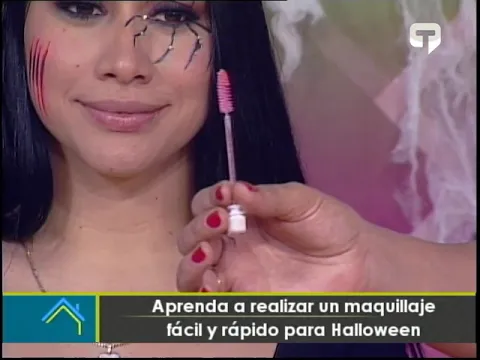 Aprenda a realizar un maquillaje fácil y rápido para Halloween