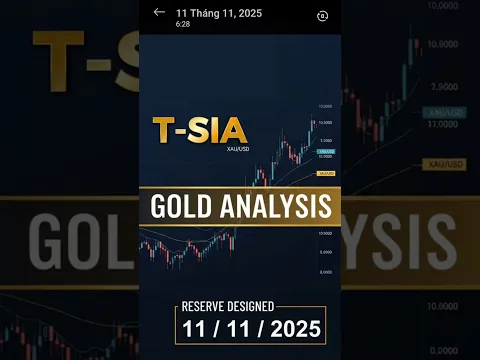 Phân tích giá vàng ngày 11/11/2025 #goldanalysis #trading #fx #phantichgiavang