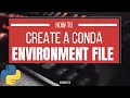 MetPy Mondays - How to Create a Conda Environment File Easily Share Your Python Environments