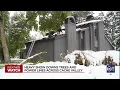 Heavy snow downs trees power lines across Cache Valley