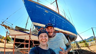 Are we CRAZY for re-painting the ENTIRE boat OURSELVES!? | Sailing Sitka Ep 89