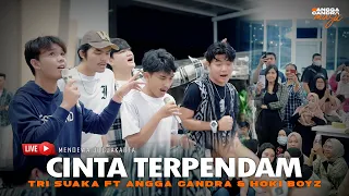 Download CINTA TERPENDAM | TRI SUAKA FT. ANGGA CANDRA \u0026 HOKI BOYZ MP3