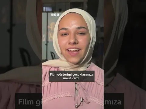 Gazzeli çocuklar 3 yıl sonra çizgi film izledi