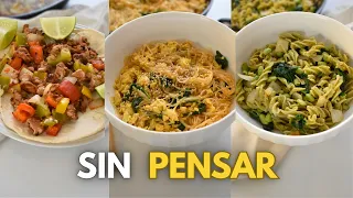 Cenas para cuando llegas cansada del trabajo y no sabes qué preparar