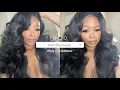 Half Wig Install on SHORT hair Sensationnel Hair Amazon Wigs Budget Friendly
