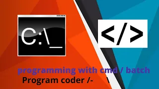 Programming with batch cmd