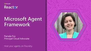 Host your agents on Foundry Microsoft Agent Framework