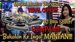 Download 🔘 DJ BIKIN SEDIH😭 HADAPI DENGAN SENYUMAN (Lirik Video) ☠ FUNKY NIGHT💃🏻 (Maykel Mantow DISC_JOCKEY) MP3