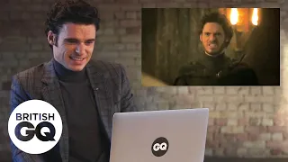 Richard Madden relives the Game of Thrones Red Wedding scene GQ Action Replay British GQ
