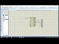 Led blink using microcontroller At89c51 Using Proteus