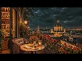 Download Lagu Vienna Balcony Night Jazz ☕ Calm Jazz Instrumental \u0026 Bossa Nova Music for Reading, Study, Relax