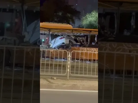 Disaster at 21 years old young driver with Audi RS5, why not get on the bus in Sofia, Djerzhava B