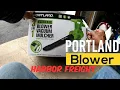 Harbor freight Portland 3 in 1 leaf blower purchase