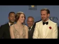 Download Lagu Golden Globes 2017 La La Land Backstage Interview with Ryan Gosling, Emma Stone \u0026 Damien Chazelle