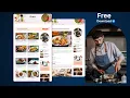 Recipe Premium Free Food Recipe Blog Elementor Template Kit