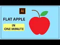 How to Create Flat Apple Design in Adobe Illustrator