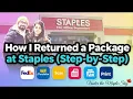 How I Returned a Package at Staples in Minutes Step-by-Step