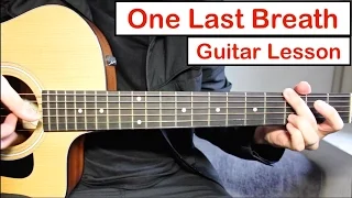 Creed - One Last Breath Guitar Lesson Tutorial How to play the Fingerpicking