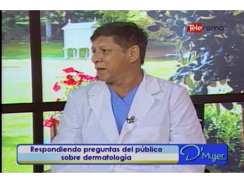 Respondiendo preguntas del público sobre dermatología