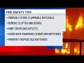 Fire safety tips