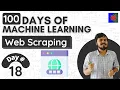 Fetching data using Web Scraping Day 18 100 Days of Machine Learning