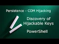 Persistence - COM Hijacking