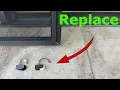 Patio screen door hard to open or close Rollers replacement