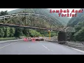 KONDISI TERKINI LEMBAH ANAI,JALAN TERBAN DI BAWAH JEMBATAN KERETA MASIH BERLUBANG,TAHAP PENIMBUNAN