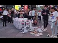Empty Shabbat Table Remembers Hostages Times Square NYC