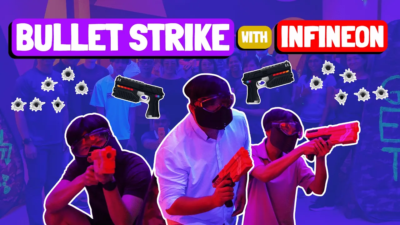 Infineon at their FunEmpire Bullet Strike session