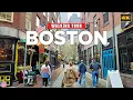 Boston MA - Downtown Boston 4K Walking Tour