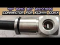 How to install 90 Right Angle type N - Male Solder Connector 10mm 400 Coax
