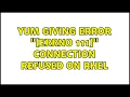 yum giving error Errno 111 Connection refused on RHEL