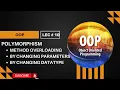 OOP Polymorphism Method OverLoading in OOP java Lecture 10
