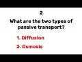 These 15 Questions and Answers will Teach you about Diffusion and Osmosis