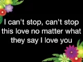 Download Lagu Darin - Can't Stop Love (Lyrics)