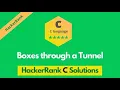 HackerRank Boxes through a Tunnel problem solution in C C problems solutions Programmingoneonone